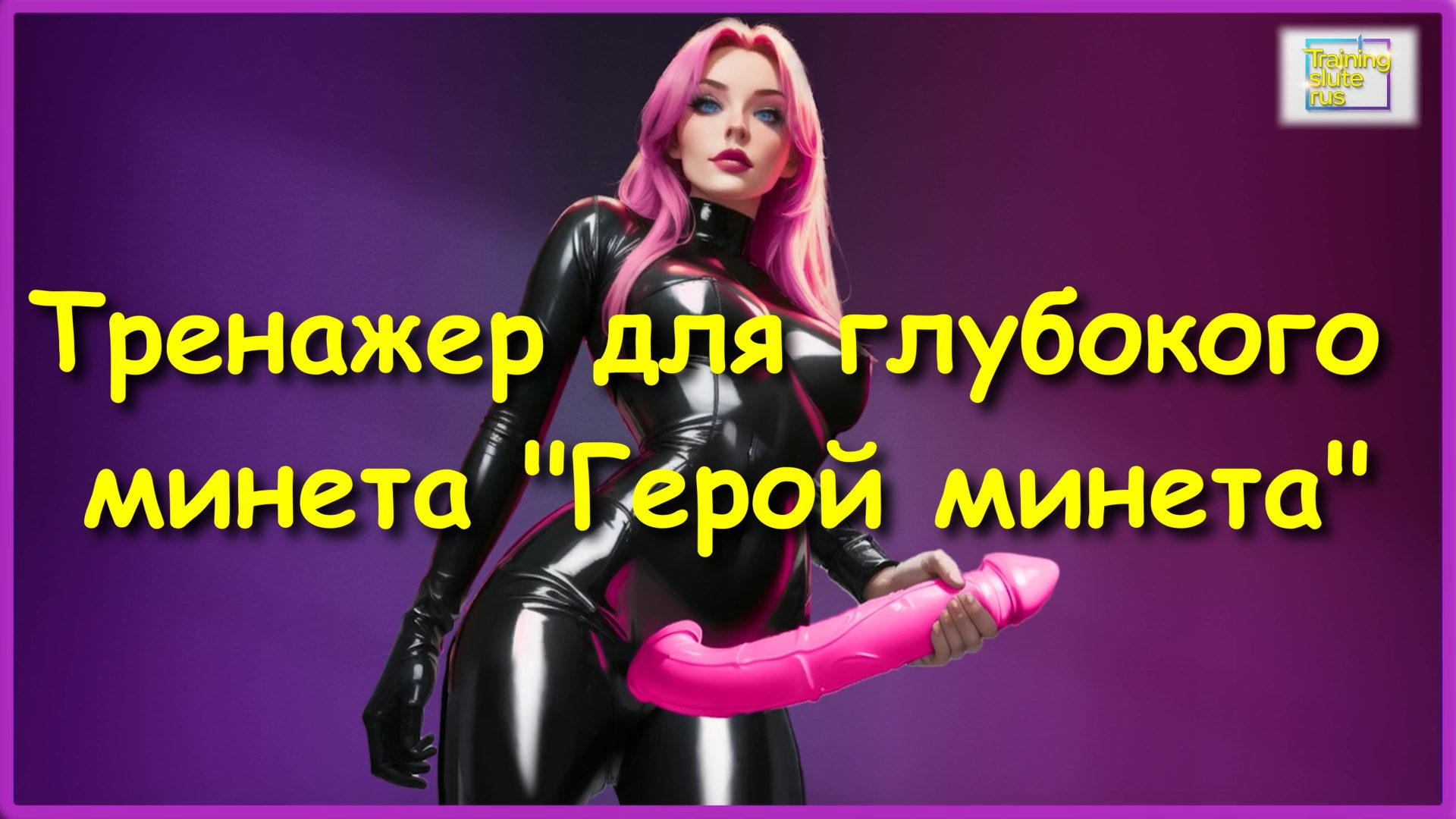 Тренажер для глубокого минета "Герой минета"